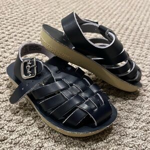 Salt Water Sandals by Hoy Black Kids Sandals